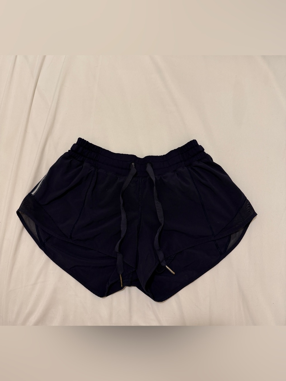 Lululemon Navy Blue Athletic Drawstring Shorts